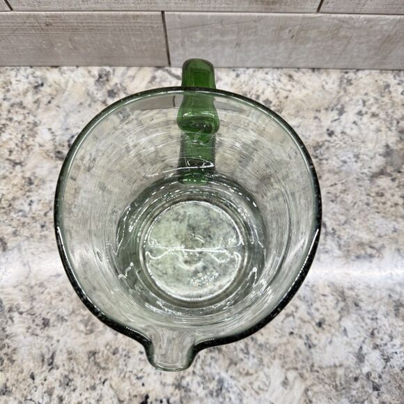 Vintage Saguaro Cactus Hand Blown Mexican Art Glass Margarita Glass 5pc Set - Picture 15 of 16